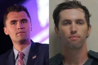 Charlie kirk and his alleged shooter Tyler robinson