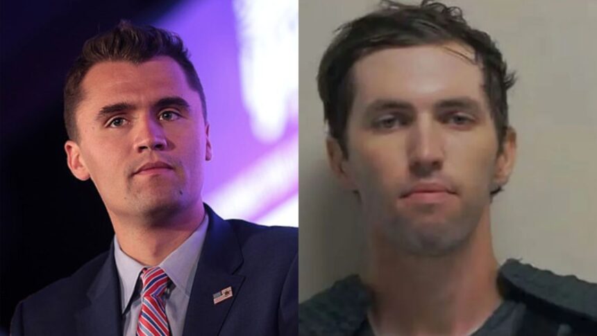 Charlie kirk and his alleged shooter Tyler robinson