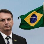 Brazil President with brazil flag