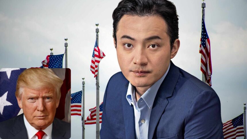 Justin Sun and donald trump