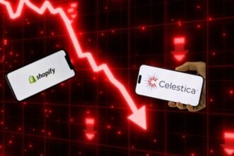 Technology stocks fell sharply: Shopify down 4%, Celestica 3.1%