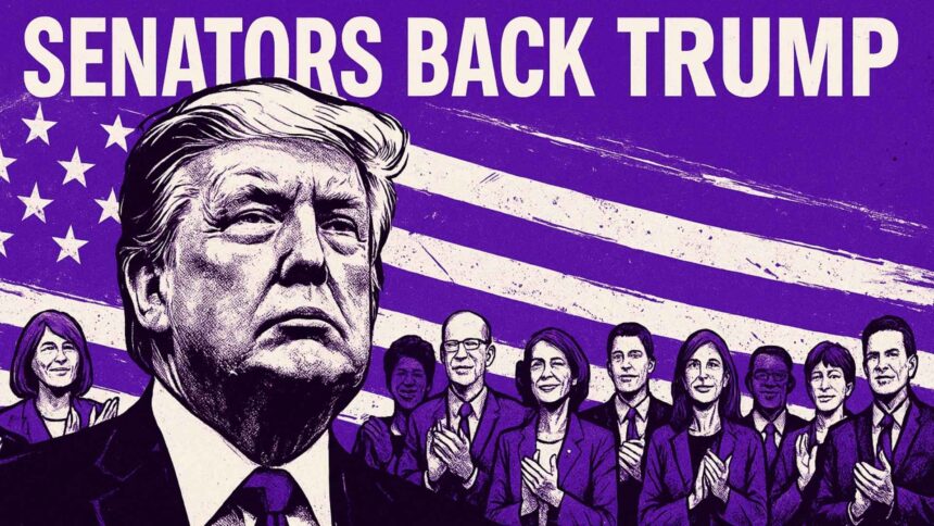 85 Senators Back Trump